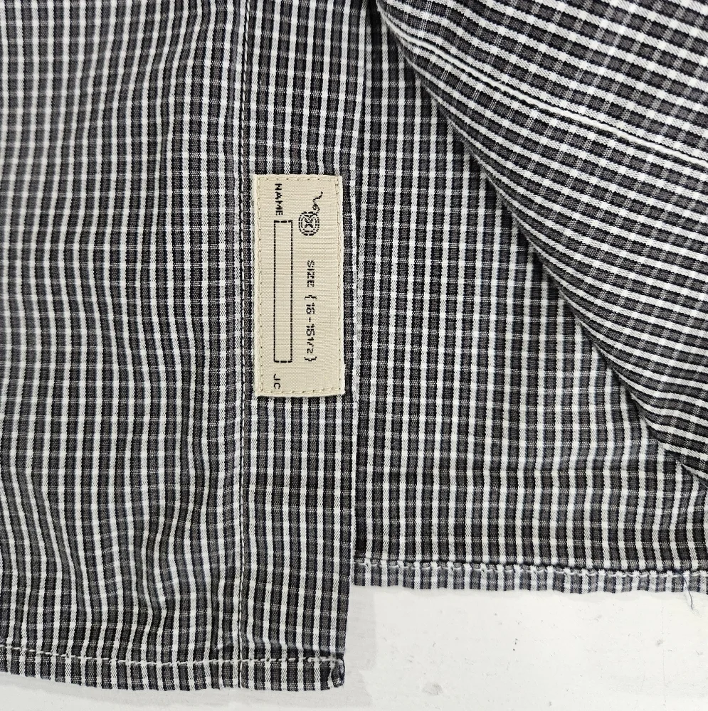 J. Crew Blue Plaid Button Down Shirt Mens Size Large